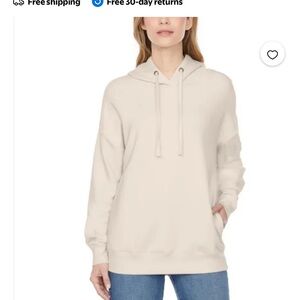 NWT BUFFALO DAVID BITTON Women's Cream Hoodie